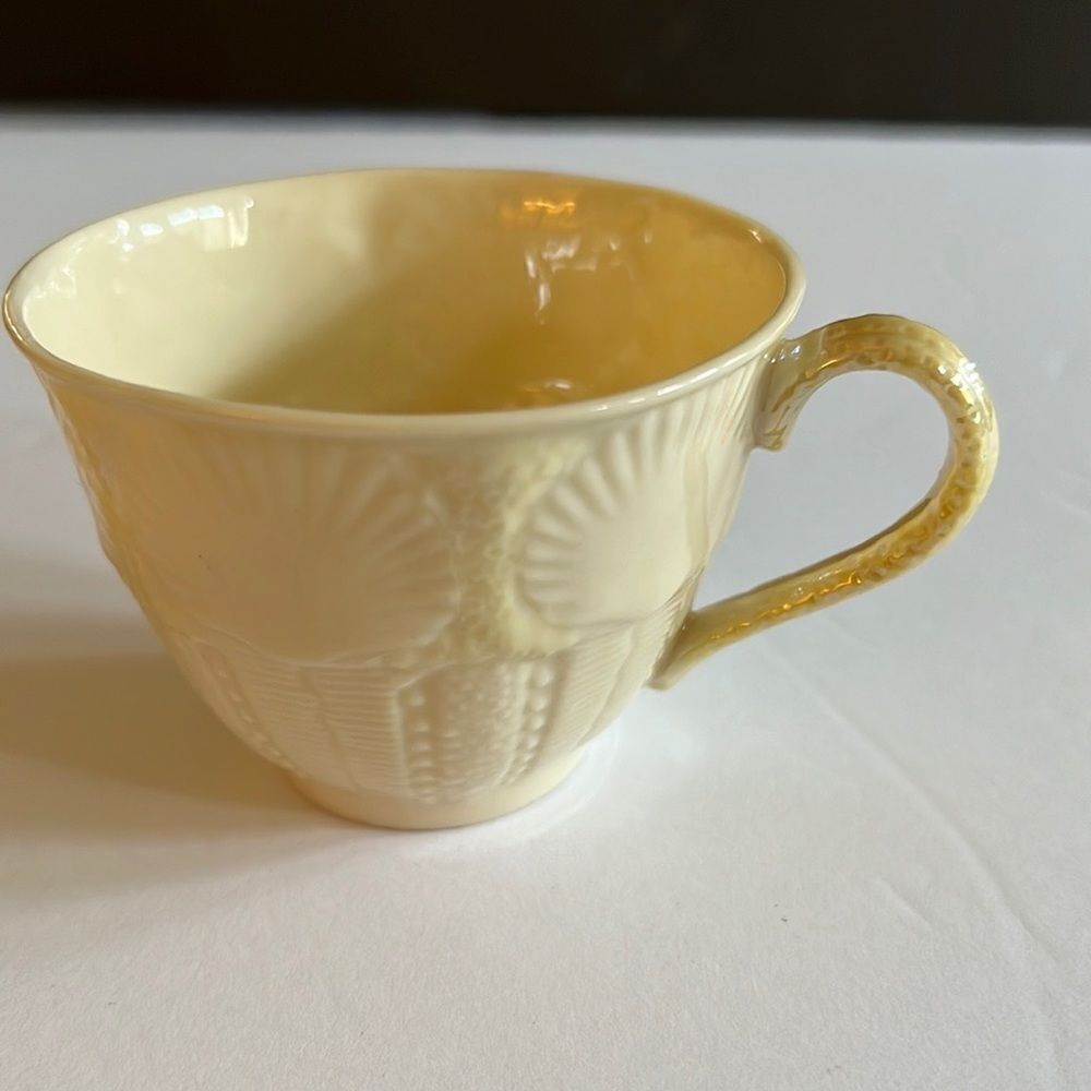 Irish Belleek Cup very Old. Perfect. Shell Pattern